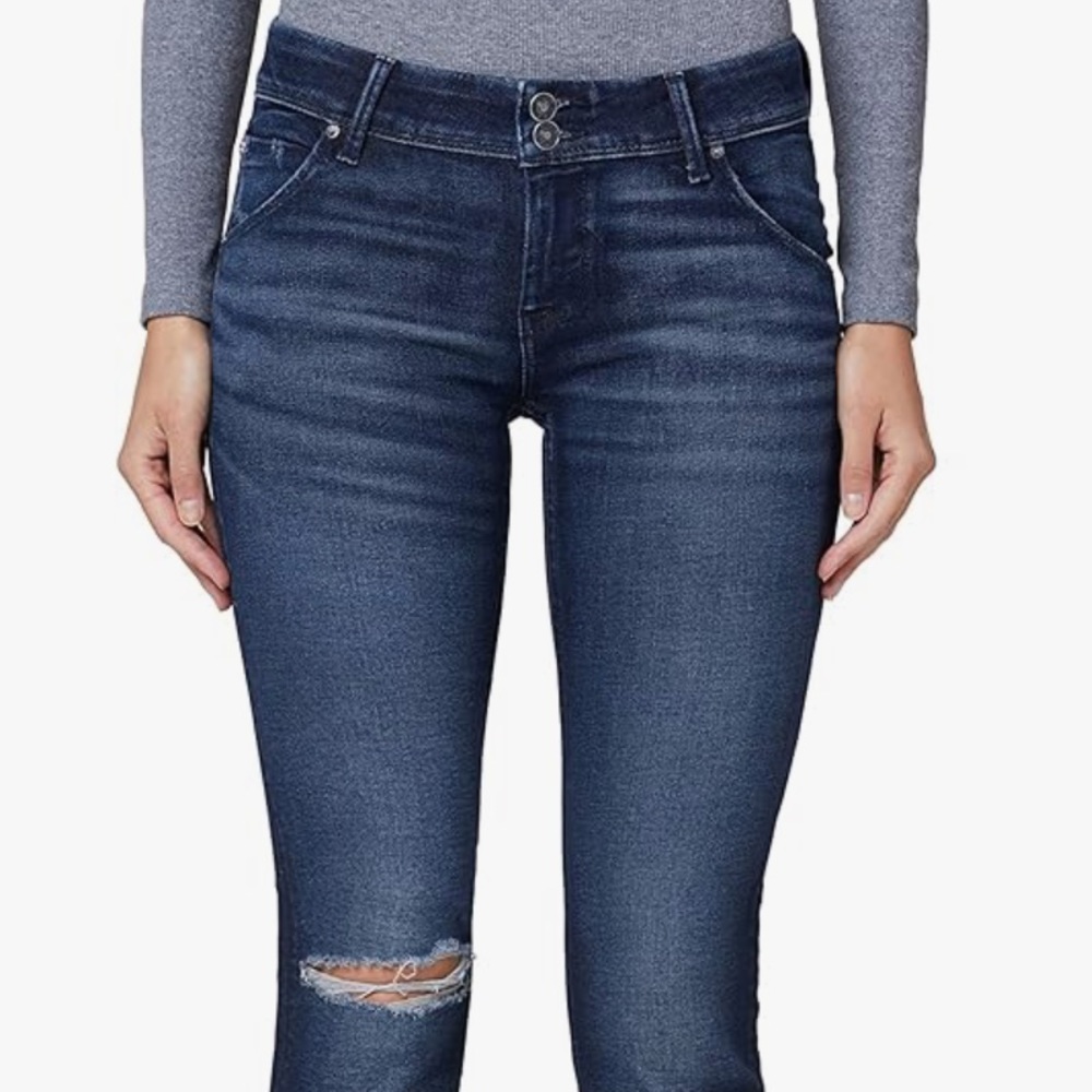 Hudson Mid Rise Skinny Collin Jeans - Campus- Sz. 33